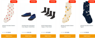 15% korting op alles bij SokkenDirect