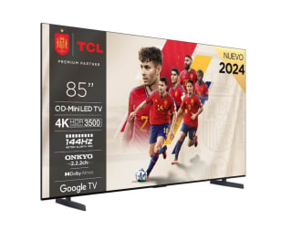 TV MiniLed TCL 85C855 85" 4K QLED + Google TV Onkyo por 1.887€