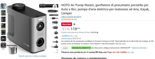 Bomba de aire HOTO Master por 119,99€