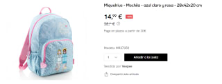 Mochila Escolar Infantil Miquelrius por 14.99€
