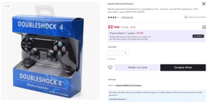 Mando inalambrico Doubleshock 4 por 13.74€