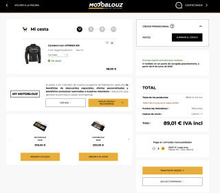 Chaqueta moto verano IXON Striker Air Hombre por solo 89,01€