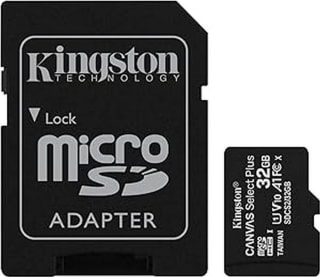 Kingston microSDHC Canvas Select Plus 32GB 100 MB/s + SD adapter voor €2,99 bij Amazon
