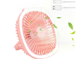 Ventilador UKOFEW Camping Luz LED de Mesa USB Recargable por solo 3,99€