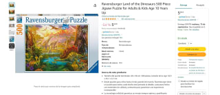 Puzzle marca Ravensburger Tierra de Dinosaurios 500 piezas por 5€