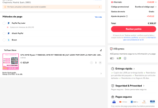 Procesador AMD Ryzen 7 7800X3D por solo 300,57€