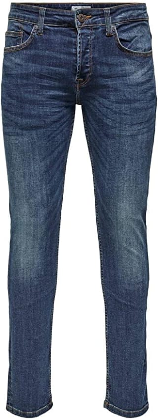 Only & Sons heren jeans Weft regular fit - medium blue voor €19,99 bij Amazon.nl