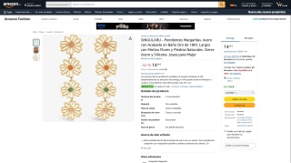 SINGULARU Pendientes Margaritas por 14,99€