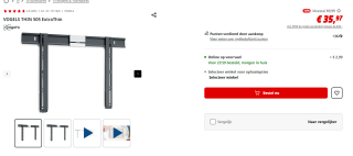 VOGELS THIN 505 ExtraThin TV-beugel voor €35,97 bij Mediamarkt