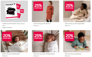 Tot 25% korting op de Black Friday Deals bij Prénatal