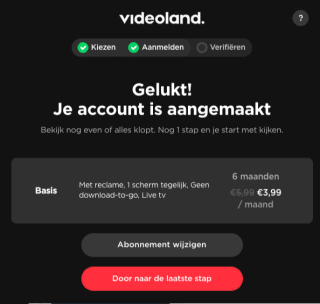 6 maanden Videoland (basis) voor €3,99 p/m [BLACKFRIDAY]