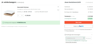 Deals van de dag met 30% korting bij Home24