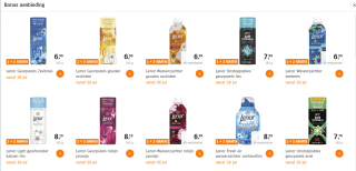 1 + 2 gratis op alle Lenor bij Albert Heijn