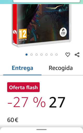 Pronty Nintendo Switch por 27,60€.
