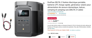 DELTA 2 - Powerstation - EcoFlow voor €649 bij Amazon