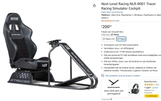 Next Level Racing GT Racer Cockpit voor €200 bij Amazon