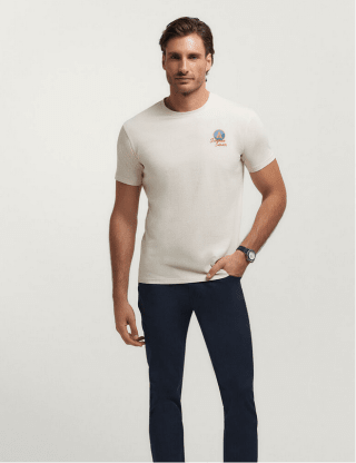 Camiseta SUNSET BEIGE Alvaro Moreno Hombre por solo 4,95€