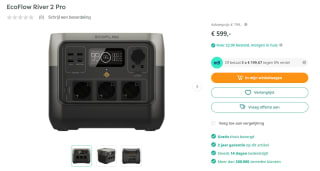 EcoFlow River 2 Pro voor €599 bij Art & Craft