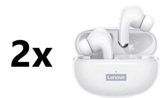 2 X Lenovo-auriculares inalámbricos LP5 TWS,por solo 12,60€