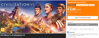 Civilization VI (Nintendo Switch game) voor €2,99