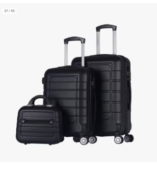 Juego de 3 Maletas Trolley de Cabina ABS Semirigidas por 39.95€