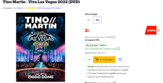 Tino Martin - Viva Las Vegas 2022 - DVD voor €2 bij Bol.com