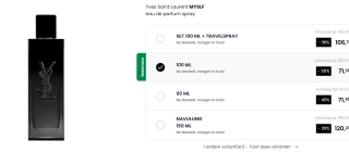 Yves Saint Laurent MYSLF Eau de Parfum Spray -100 ml voor €71,39 bij Parfumerie