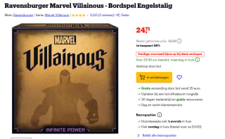 Ravensburger Marvel Villainous - Bordspel Engelstalig voor €24,71 bij Bol