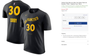 Camiseta para Hombre de los Golden State Warriors Nike City Edition por 19.5€