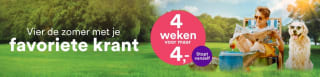 4 weken/ 6 weekenden of 8 weken digitaal de krant of kidsweek voor €4 bij Kiosk