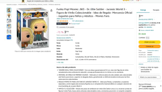 Funko Pop! Movies: JW3 Dr. Ellie Sattler Jurassic World 3 por 3,99€