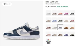 Nike Dunk Low à 83,99€