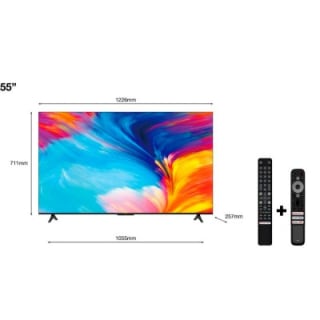 Televisión TCL 55P631, 55 pulgadas, 4K UHD por 289€