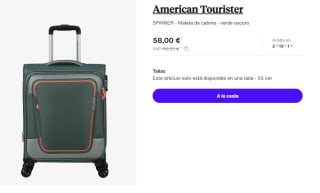 Maleta de Cabina American Tourister SPINNER por 58€
