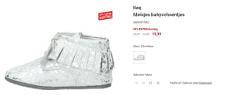 KEQ Meisjes babyschoentjes voor €19,99 bij Schuurmanschoenen