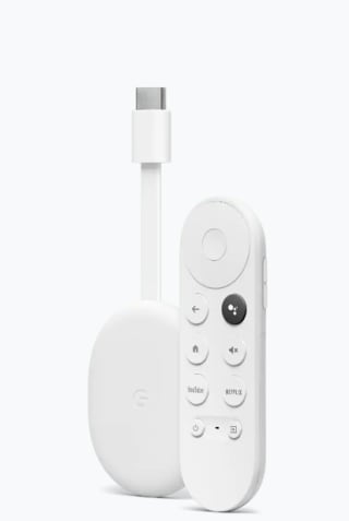 Google Chromecast met Google TV - 4K HDR - Wit voor €45