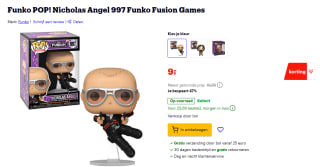 Funko POP! Nicholas Angel 997 Funko Fusion Games voor €9 bij Bol