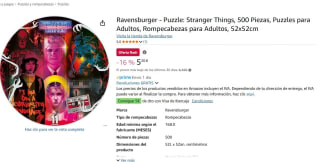 Puzzle marca RavensburgerStranger Things, 500 Piezas por 4,70€