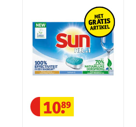 4 Axe producten + 2x Sun vaatwastabletten voor €10 bij Kruidvat
