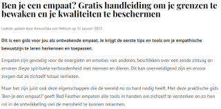 Gratis introductie gids bij het boek Ben ik een empaat? bij Ankh Hermes