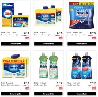 Hasta 60% + 10€ EXTRA descuento productos limpieza grandes marcas precios muy buenos