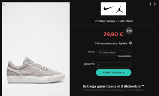 Hasta 70% + 10€ extra descuento en calzado Nike. Precios desde solo 22,90€