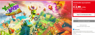 Yooka-Laylee and the Impossible Lair voor €2,99 in de Nintendo eShop