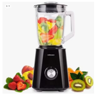 Mellerware - Batidora de vaso eléctrica 1500W. Jarra cristal 1,5L, 6 cuchillas por 30.35€ (Cuenta Nueva 18.35€)