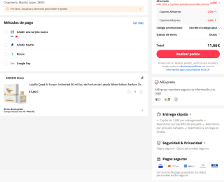 Eau de parfum unisex Lattafa Qaed Al Fursan Unlimited 90ml por 11,66€