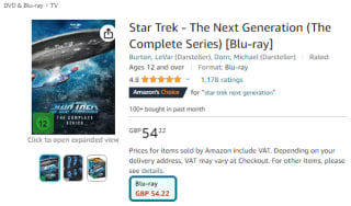 Earn Star Trek - The Next Generation from Amazon as low as £54.22