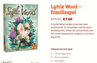 White Goblin Games Gezelschapsspel Lyttle Wood voor €7,50 bij Whitegoblingames