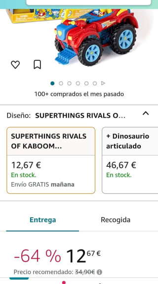 SUPERTHINGS RIVALS OF KABOOM SuperZings - PlaySet Héroe Truck por 12,67€.