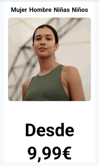 Ropa Fitness desde 9,99€ en Tezenis.