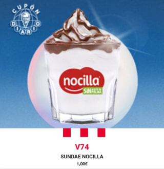 KFC Sundae nocilla por 1€